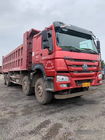 380 Horsepower 2nd Hand Tipper Trucks , 5.8m 6x4 Tipper Truck